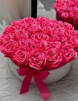 Radiant Fuchsia Hatbox